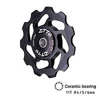 Направляюча зірочка для велосипедного перемикача ZTTO (11T) в чорному кольорі