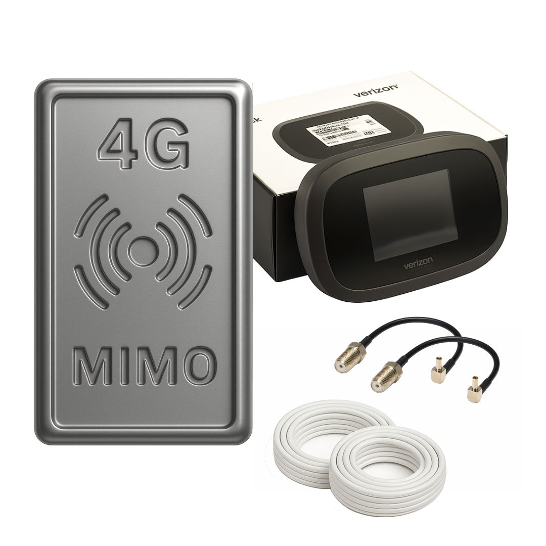 4G роутер Novatel MiFi 8800L BOX + антена RNet MIMO 2x17 Дб + кабель та перехідники TS9