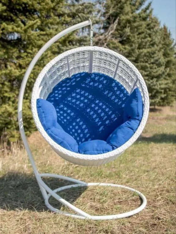 Підвісне крісло-кокон Престиж з м’якою подушкою — комфортне та стильне крісло-гойдалка для саду, дому, тераси або балкона