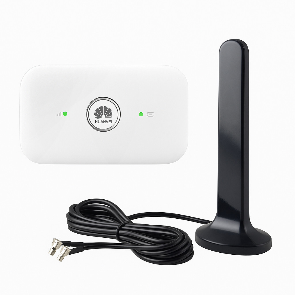 4G інтернет комплект автомобільний wifi роутер Huawei E5573 + автомобільна антена MIMO 16 Дб
