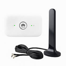 4G інтернет комплект автомобільний wifi роутер Huawei E5573 + автомобільна антена MIMO 16 Дб