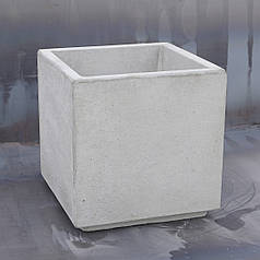 Вазон бетонний Лісабон S 40x40x40 см, вуличний садовий