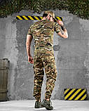 Літній тактичний комплект 3в1 BANDIT мультикам – футболка та штани ДЛ6294 ТМ, фото 5
