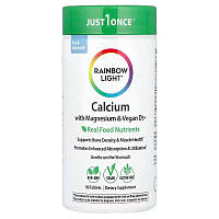 Кальцій, Магній і вітамін D3, Calcium With Magnesium & Vitamin D3, Rainbow Light, 90 таблеток