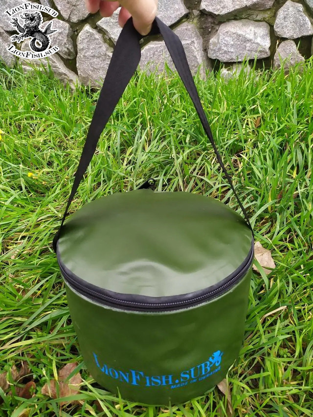 Герметичні Відра LionFish.sub із ПВХ. Водонепроникні сумки для трофейних риб, походів, речей.