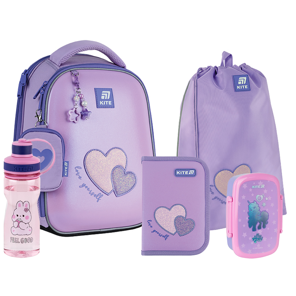 Шкільний набір Kite 5 в 1 Education Sweetheart SET_K25-555S-7