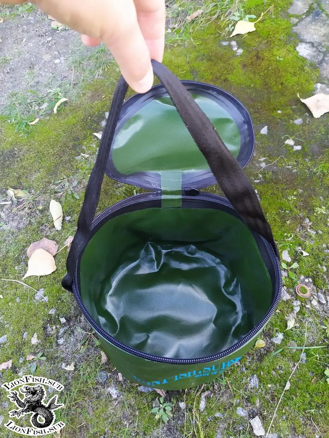 Герметичні Відра LionFish.sub із ПВХ. Водонепроникні сумки для трофейних риб, походів, речей.