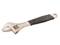 Ключ розв. гумова ручка (300мм) 76-0124 ТМ MASTER TOOL