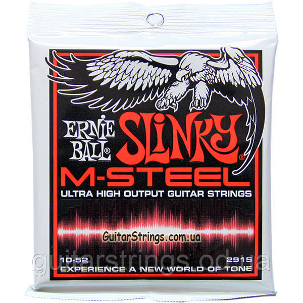 Струни Ernie Ball 2915 M-Steel Slinky 10-52