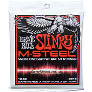Струни Ernie Ball 2915 M-Steel Slinky 10-52