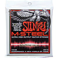 Струны Ernie Ball 2915 M-Steel Slinky 10-52