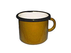 Кружка ем. без кришки 0,5л/4 Гірчична (I0104/4) ТМ IDILIA