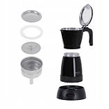 Нова європейська гейзерна кавоварка електрична Camry CR4415B із Європи з гарантією, фото 2