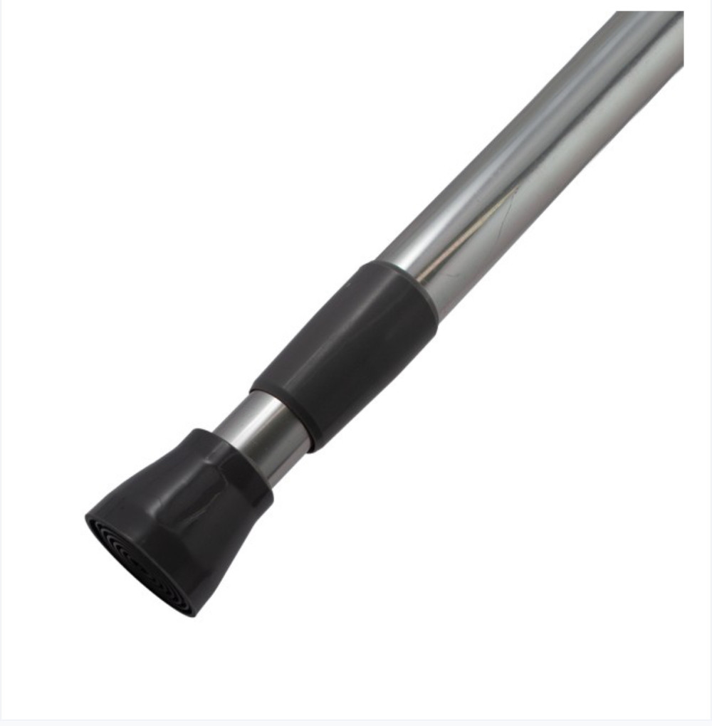 Карниз для шторки ванної кімнати телескопічний Arino, 110-200 діаметр 22 алюміній