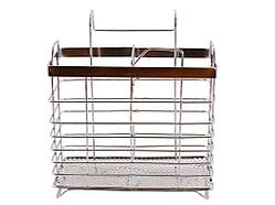 Сушарка для ложок/віделок 15х17 см прямокутна DD08-Z13 ТМ ZAUBERG