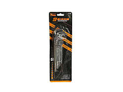 Набір шестигранників TORX Cr-V (9шт) довгі 30-004 ТМ YL TOOLS