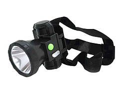 Ліхтар налобний 3 6500K з ременем Аккумулятор 600mAh YH01 чорний ТМ XO