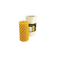 Форма силіконова для свічок — Ролик великий, спіральний (13,5 см)