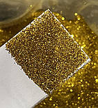 Глітер (блискітки), 1\ 96, колір золото, арт 018160, упаковка ≈ 6,5 грам (з урахуванням баночки), Золотий, фото 3