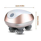 Масажер для голови з 4 голівками, від USB, TS-5505 / Електромасажер / Масажер для шкіри голови, фото 8