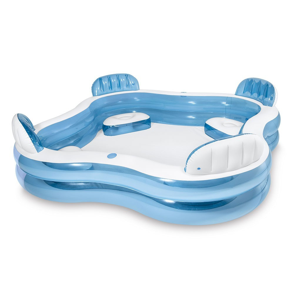 Надувний басейн Intex 56475 Family Lounge Pool, 229 × 229 × 66 см