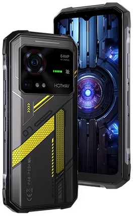 Захищений смартфон HOTWAV Hyper 7 Yellow 5G 8/256Gb Dimensity 7050 NFC 10800mAh 33W+скло, фото 1