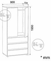 Шафа-27 1950х900х530мм Компаніт, фото 3