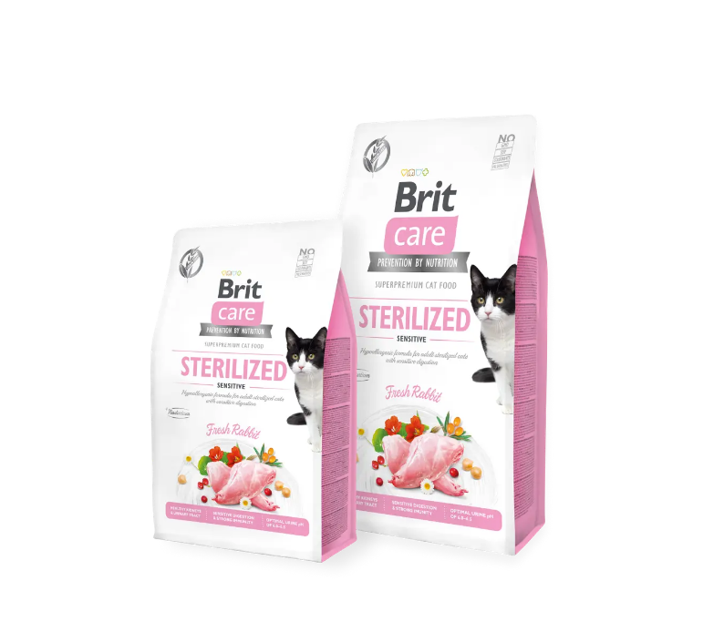 Корм для котів Brit Care Cat Grain-Free STERILIZED SENSITIVE 7 кг