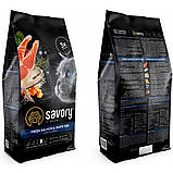 АКЦІЯ! Сухий корм для кішок Savory Adult Cat Gourmet Fresh Salmon&White Fish 8 кг, фото 5