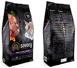 Сухий корм для стерилізованих котів Savory Adult Cat Steril Fresh Lamb and Chicken 8 кг., фото 4