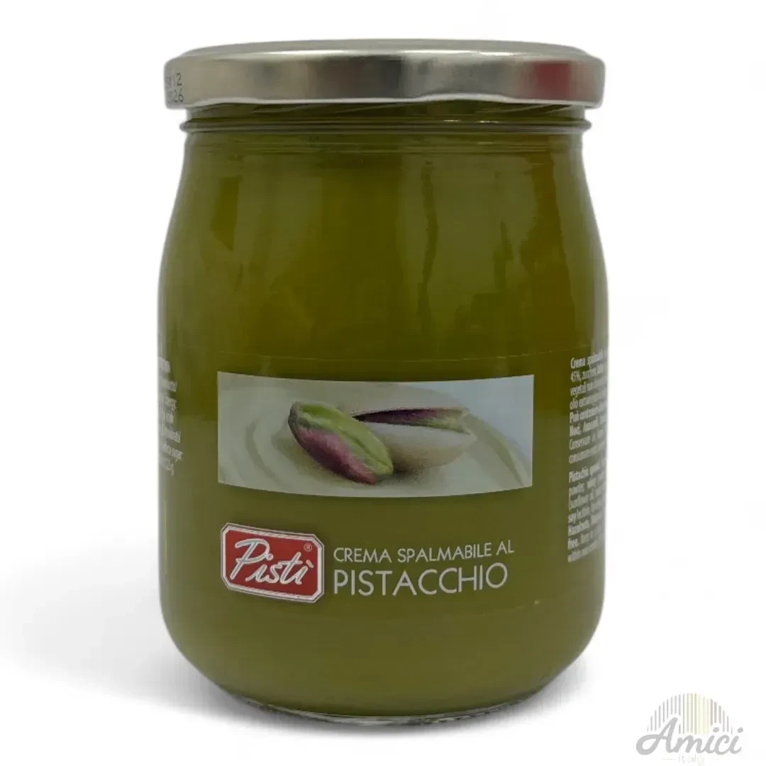 Фісташкова паста Pisti Crema Spalmabile Al Pistacchio 45% високоякісна 600г, Італія, фото 1