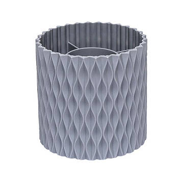 Стакан підставка для ручок пластиковий 5 поділок «Темно-сірий»