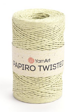 Рафія Papiro Twisted YarnArt-1303 світла олива, фото 1