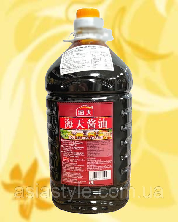 Соус соєвий темний, Соєвий соус темний, Dark soya sauce, Haday, Китай, 4,9 л, Ч