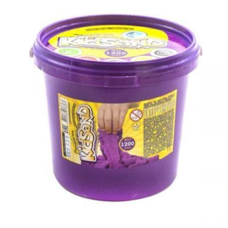 Кінетичний пісок KidSand" (1200 гр) ФІОЛЕТОВИЙ арт. KS-01-04, фото 1