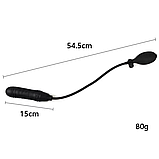 Анальний розширювач у вигляді фалосу, Анально-вагінальний фалоімітатор з грушею, Стимулятор ануса та вагіни, І, фото 3