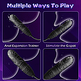 Анальний розширювач у вигляді фалосу, Анально-вагінальний фалоімітатор з грушею, Стимулятор ануса та вагіни, І, фото 6