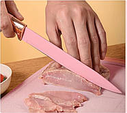 Набір ножів Royalty Line NC07P- Набір ножів Нержавіюча сталь /рожевий, фото 2