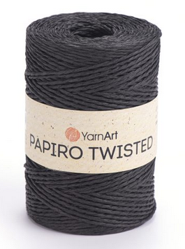 Рафія Papiro Twisted YarnArt-1309 чорна, фото 1