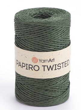 Рафія Papiro Twisted YarnArt-1312 хакі, фото 1