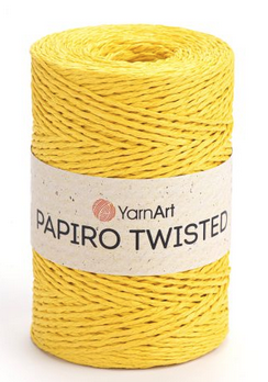 Рафія Papiro Twisted YarnArt-1319 жовтий, фото 1