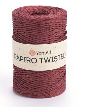 Рафія Papiro Twisted YarnArt-1320 теракот, фото 1