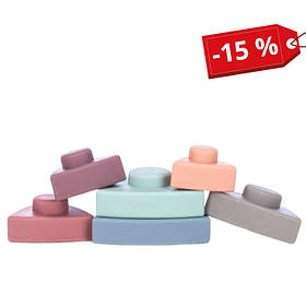 Силіконовий сортер FreeON Вежа трикутна, multicolour