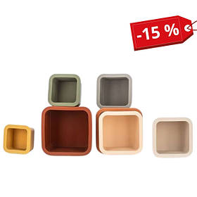 Силіконовий сортер FreeON Вежа квадрат, multicolour