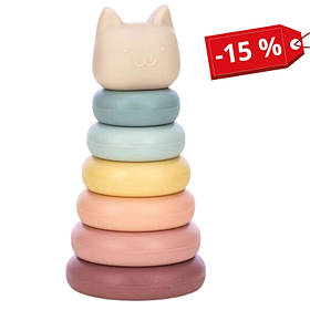 Силіконовий сортер FreeON Вежа Kitty, multicolour