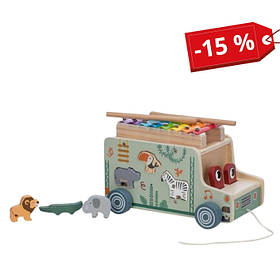 Дерев`яна вантажівка FreeON з ксилофоном, multicolour