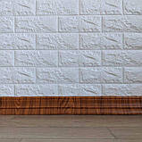 Гнучкий самоклеючий плінтус / багет Дуб золотий, фото 3