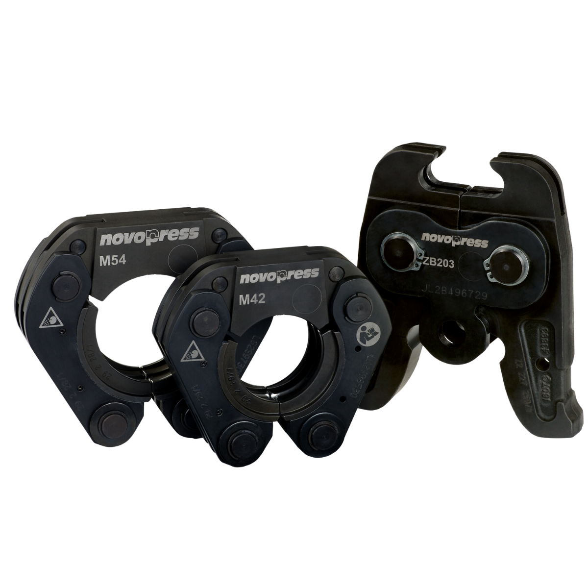 Комплект прес-кілець 42+54+прес-адаптер ZB203, фото 1