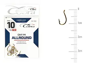 Гачок (C1091BZ) Cobra ALLROUND (сер.CA114) 10шт, розмір 10