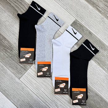 Шкарпетки чоловічі сітка бавовна середні Nike, Туреччина, розмір 41-45, асорті, 11736